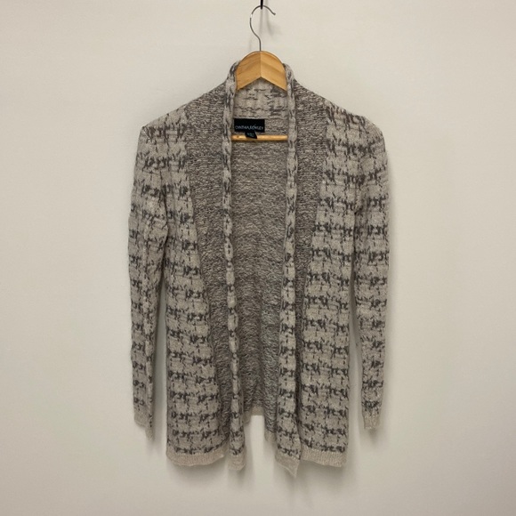 Cynthia Rowley knit draped cardigan. Alpaca. size XS - Picture 2 of 9